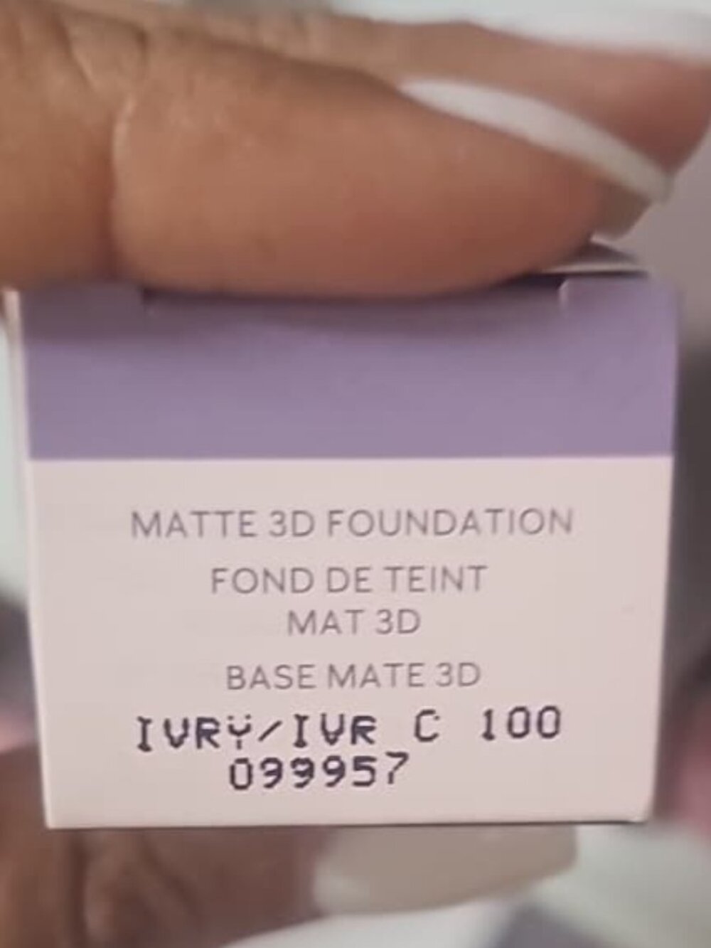 NIB Mary Kay TimeWise Matte 3D Foundation Ivory C 100 Full Size